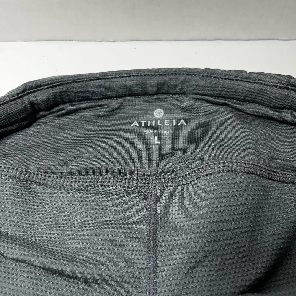 Athleta Black Stripe Swagger Active Skort Skirt